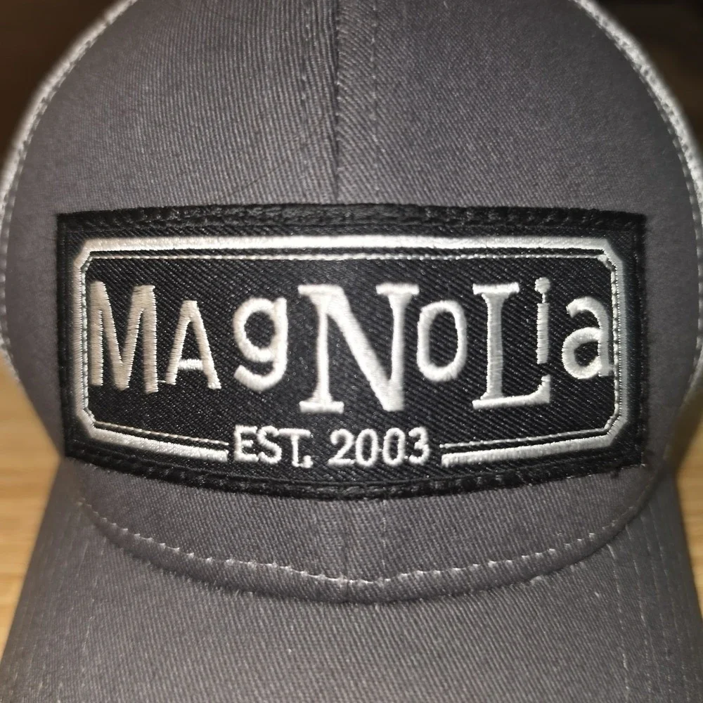 MAGNOLIA Waco Texas Snapback Mesh trucker Chip Joanna Gaines Gray white Hat Cap